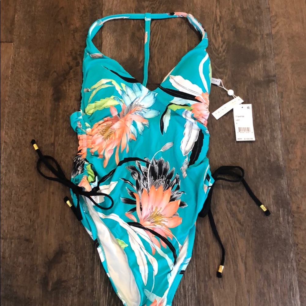 NWT - Trina Turk 1-Pc Tropical Bathing Suit